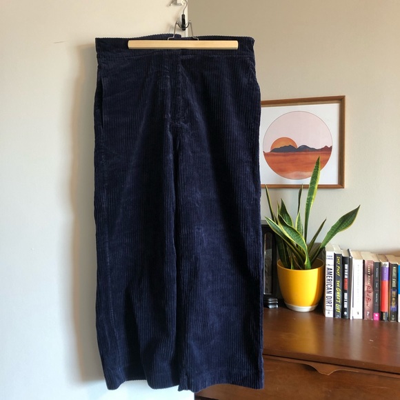 High waisted wide leg corduroy pants - Picture 2 of 4